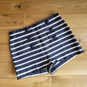 RED VALENTINO Stripe Sailor Shorts size 42 6